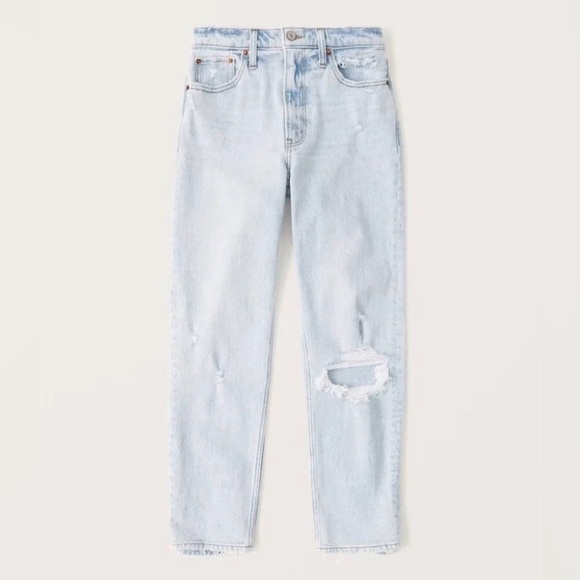 Abercrombie & Fitch Denim - Abercrombie “The Mom HR” distressed jeans
